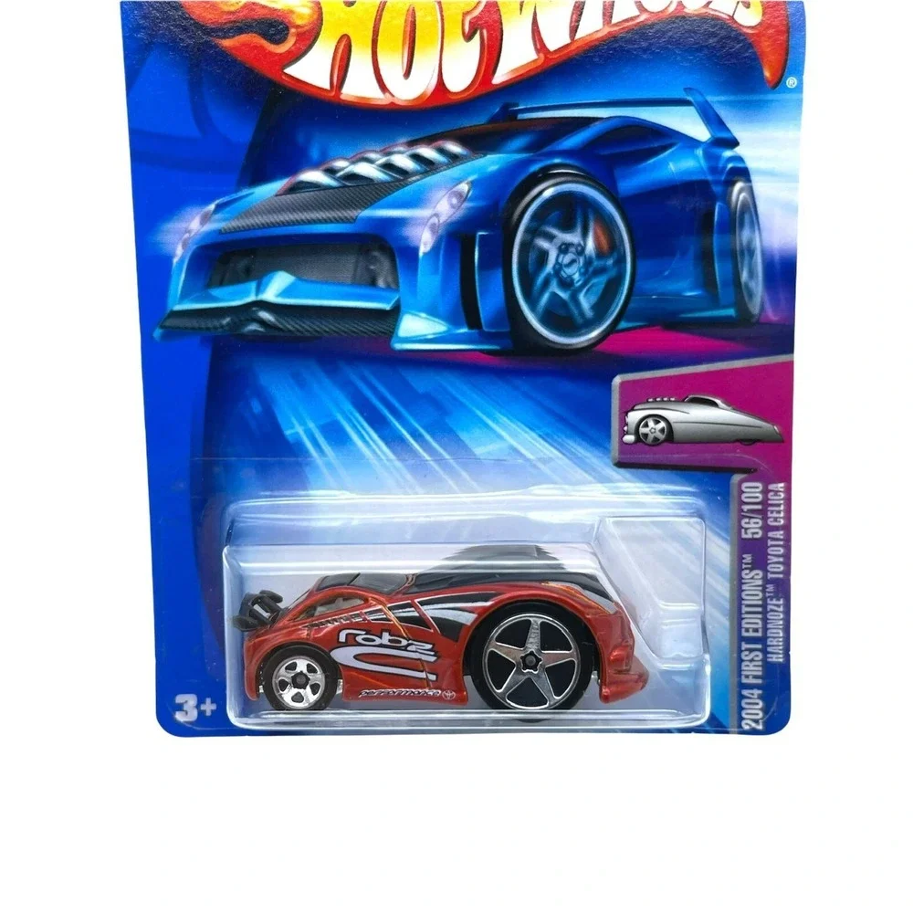 Hot Wheels 2004 First Editions‎ Hardnoze Toyota Celica Car Red 1/64 Scale #056